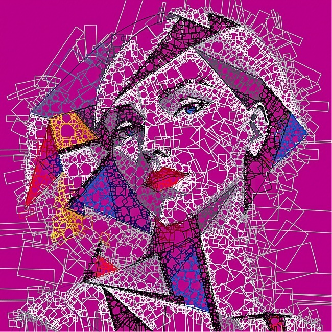 Modern and contemporary mosaic digital artwork by Philip Preston.