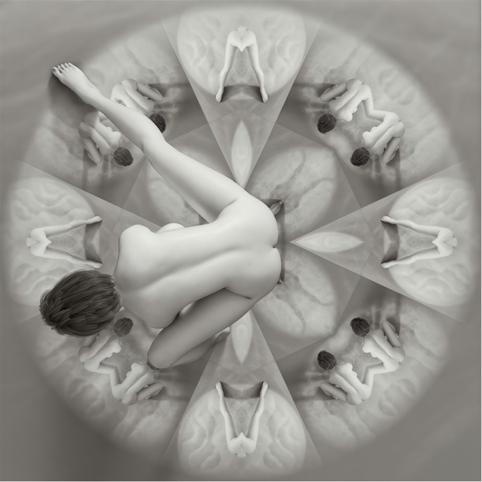 Irina Says Its 19.53 - Nude Body Clock Print Series by Philip Preston.
