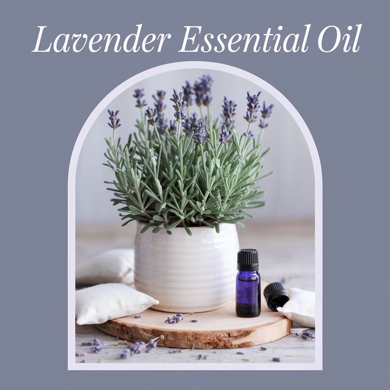 a lavender lavender and lavender essential oil