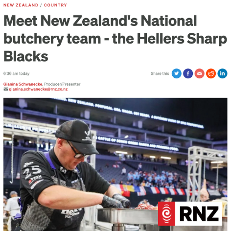 Mangawhai Meat Shop's Dan Klink on Radio NZ online