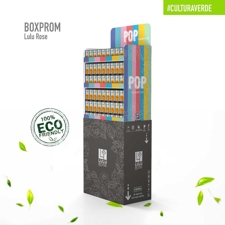 Exhibidor de cartón