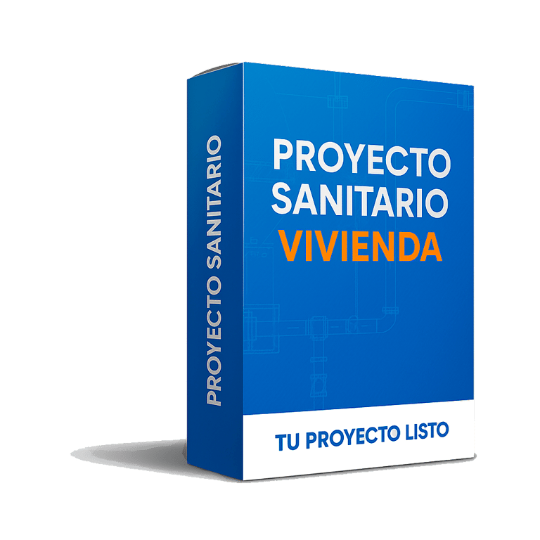 Proyecto sanitario para vivienda - Plano agua potable Chile