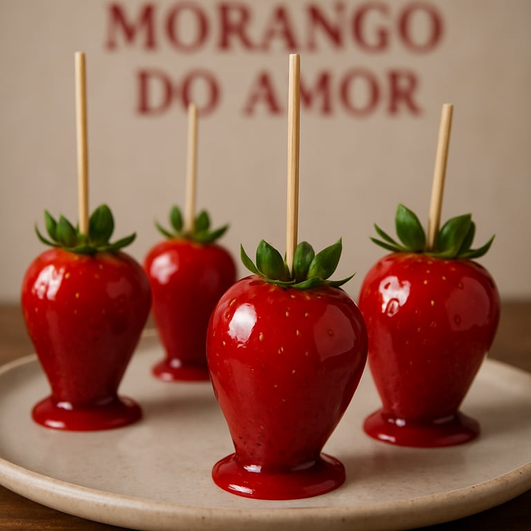 O Morango do Amor - Receita Como Fazer