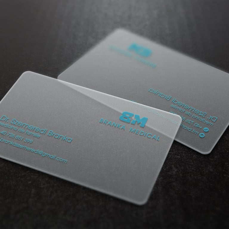 Transparent Business Cards
