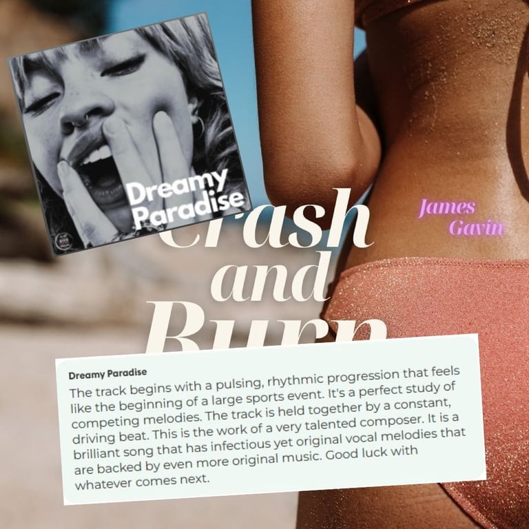 Crash and Burn on Dreamy Paradise Playlist