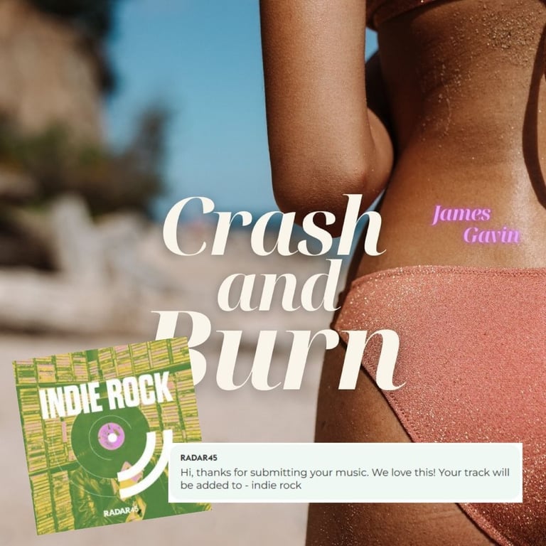 Crash and Burn on Indie Rock Playlist
