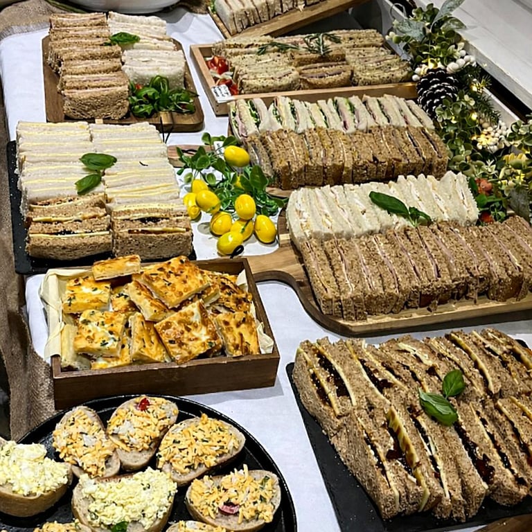 Buffet for a funeral or wake