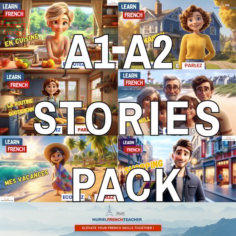 Learn French with stories A1-A2