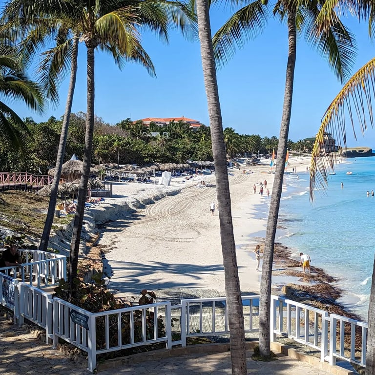 Beach erosion at Melia Varadero
