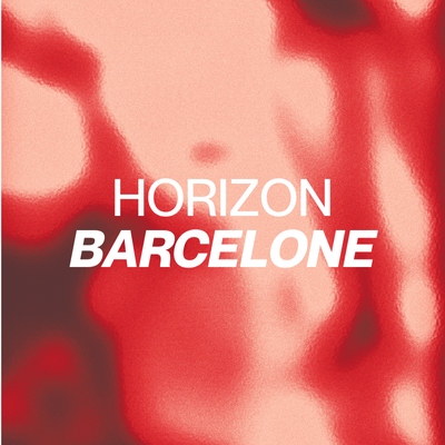 Fond de couleur avec le texte Horizon BARCELONE