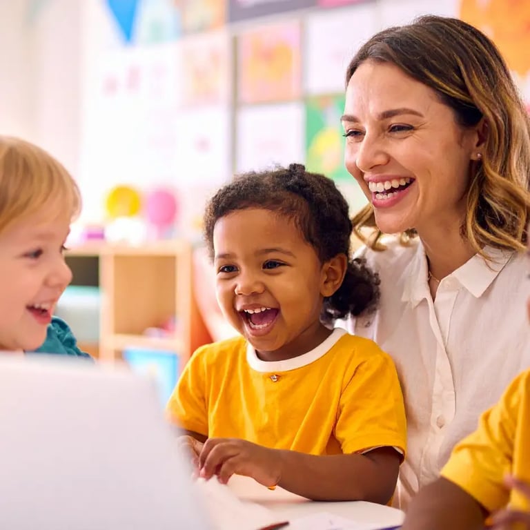 Maestra con hijos