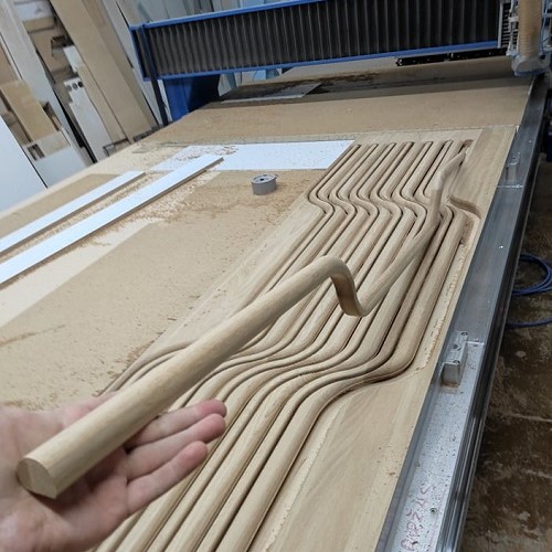 3D machining for wooden parts