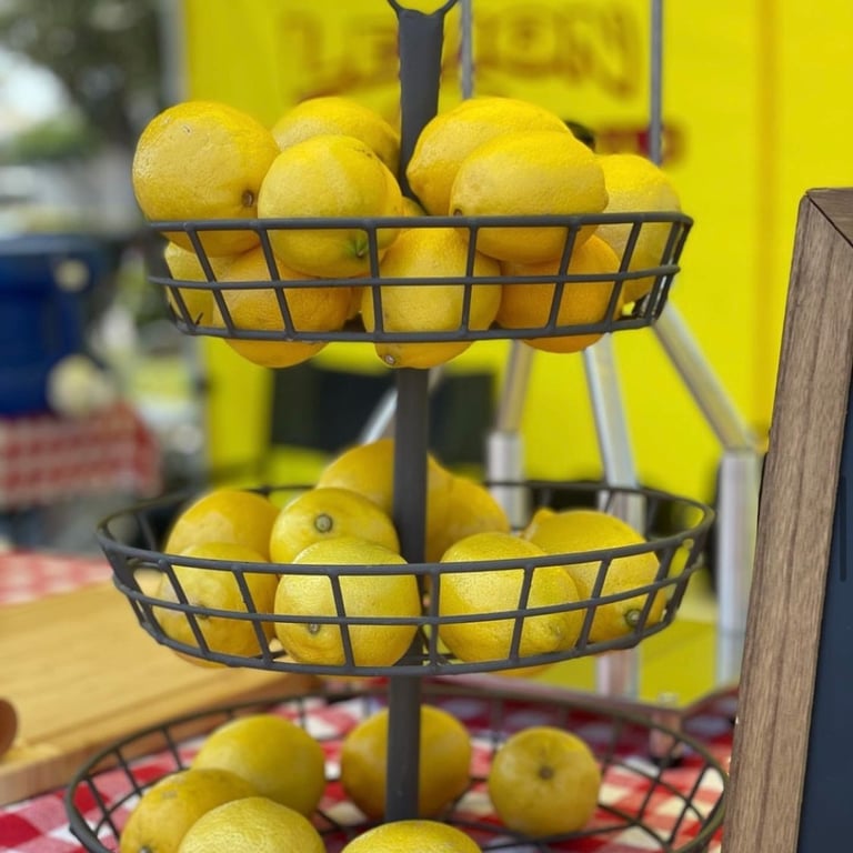 Pap's Lemonade uses only the best lemons.