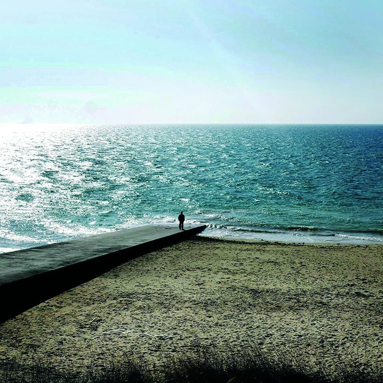 Cahier de vacances cotentin mer plage Jacques Marcel Blondel Auteur photographe Manche Normandie