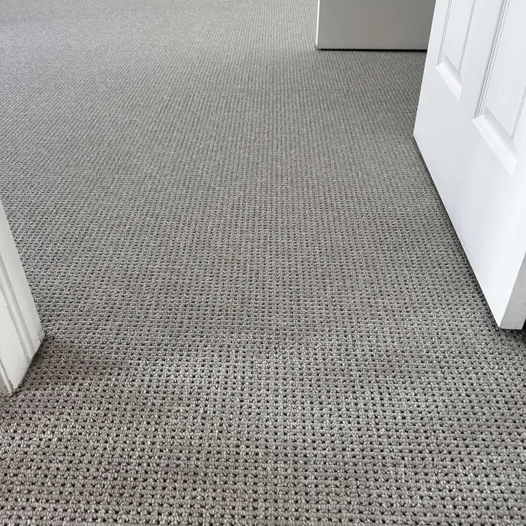 Grey Naples Berber carpet installed in London – durable and textured carpet for cozy living spaces.