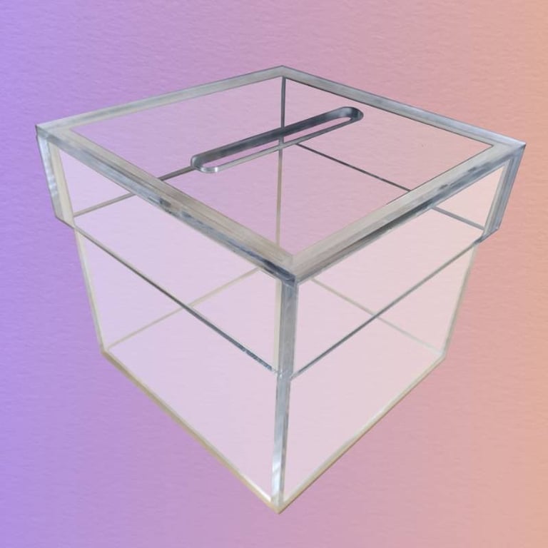 Transparent Acrylic Tip Box