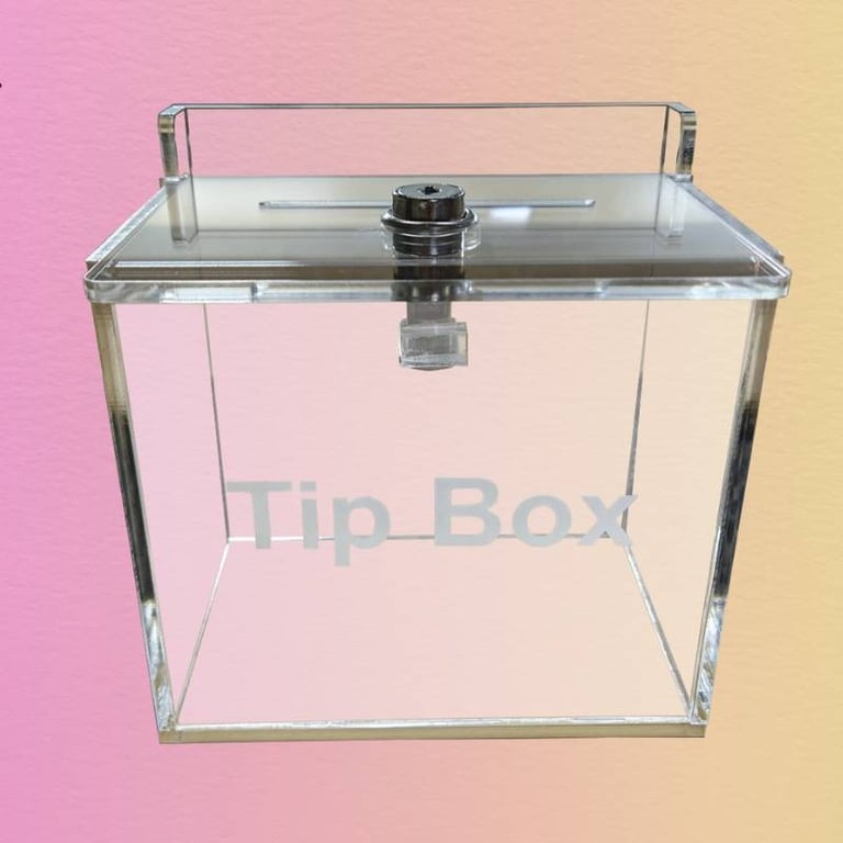 Secure Acrylic Donation Box