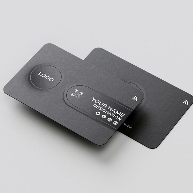 Custom NFC-enabled digital business card design. available at nfcphilippines.com