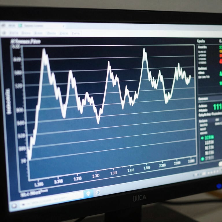 A diagnostic computer screen displaying engine performance graphs in shades of blue and white.