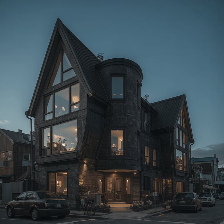 Image of a render of a refurbished home.