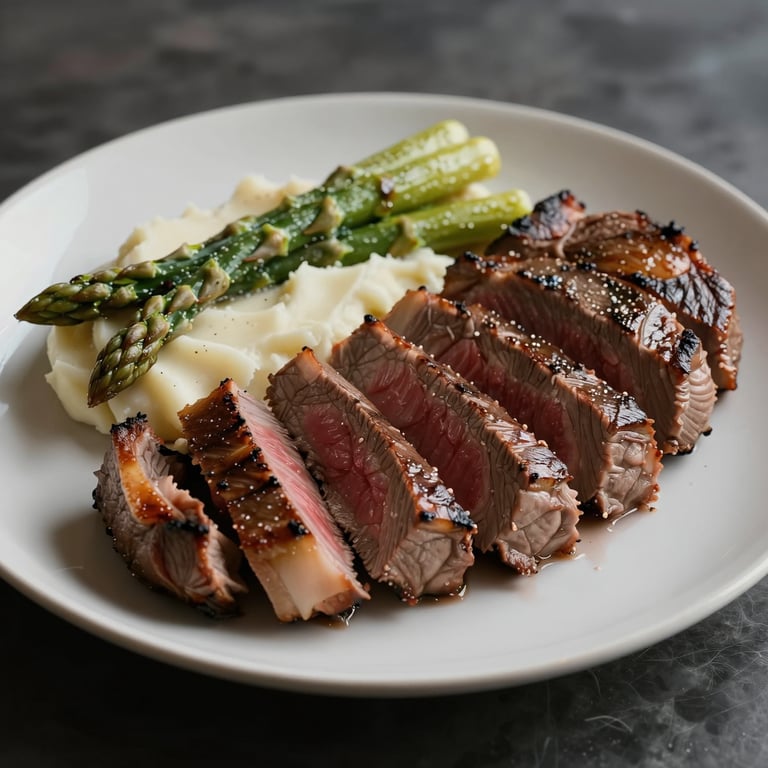 Image of our ribeye steak dinner artwork.