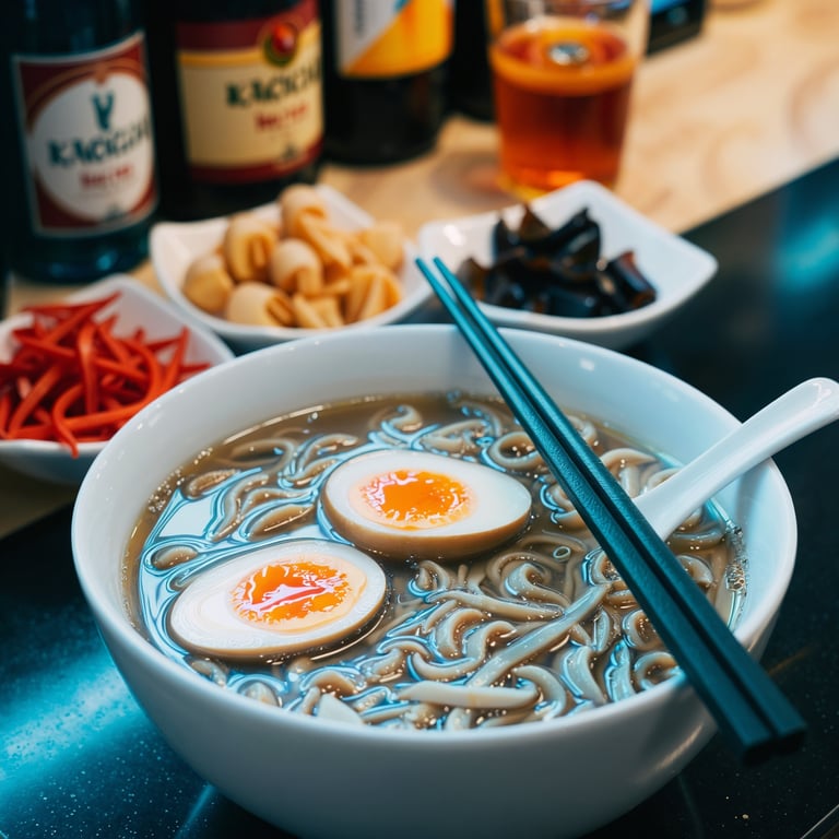 Image of our hot ramen render artwork.