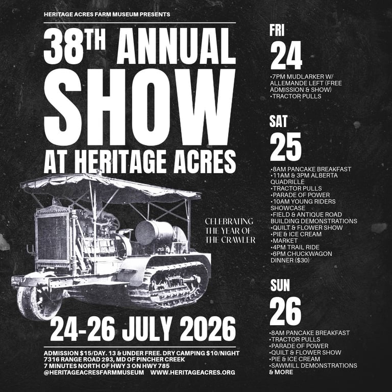 Heritage Acres Farm Museum - 38th Annual Show