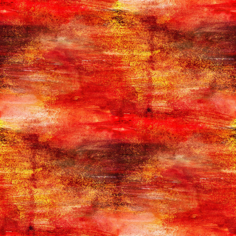 a red and yellow abstract painting of a red and yellow background