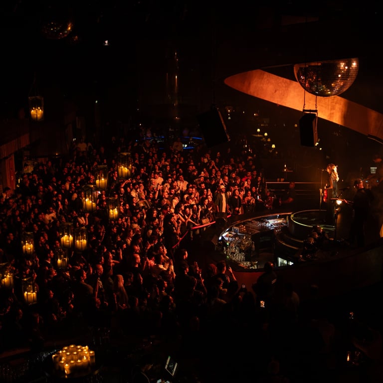 Crowd inclusively singing, Ghostly Kisses, Bla Bla Dubai | NBmore