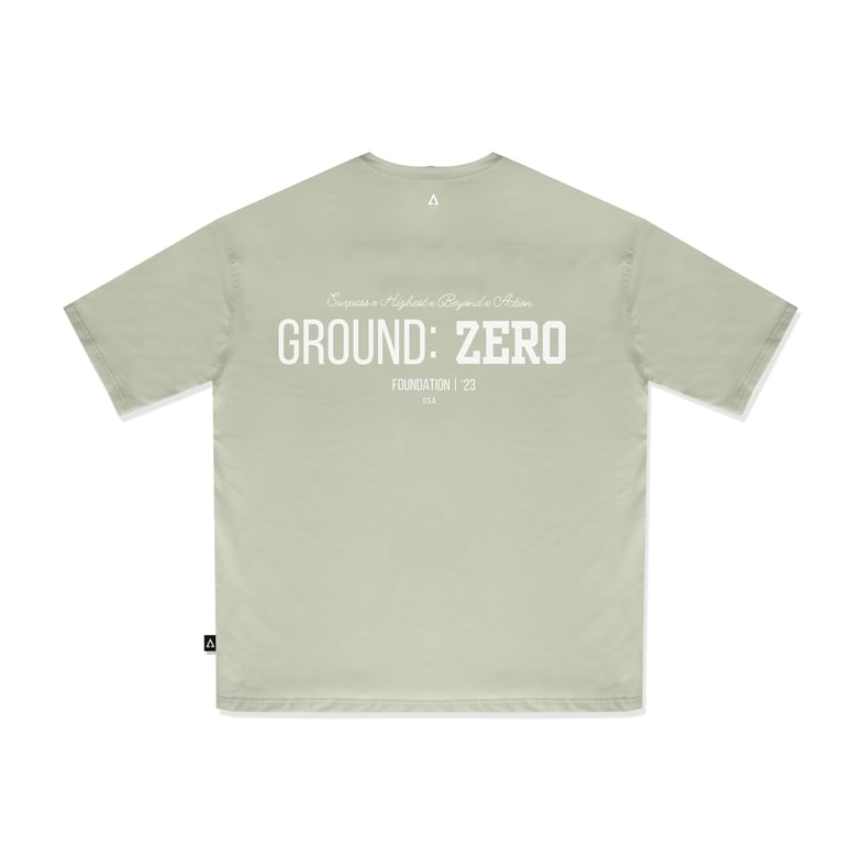 Flat lay of a t-shirt