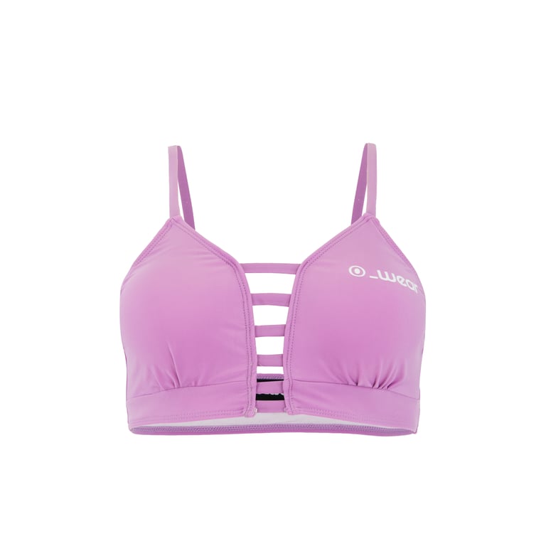 Pink Bra on invisible ghost mannequin – front view