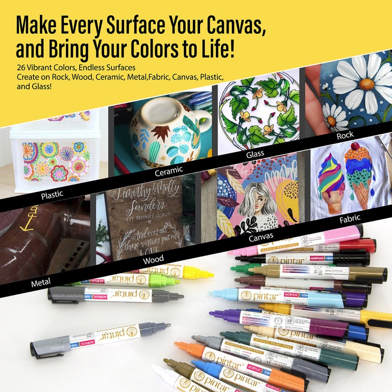 Color pen infographic 