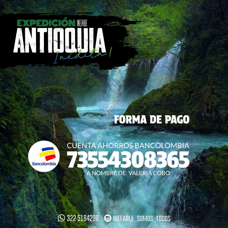 forma de pago expedicion antioquia