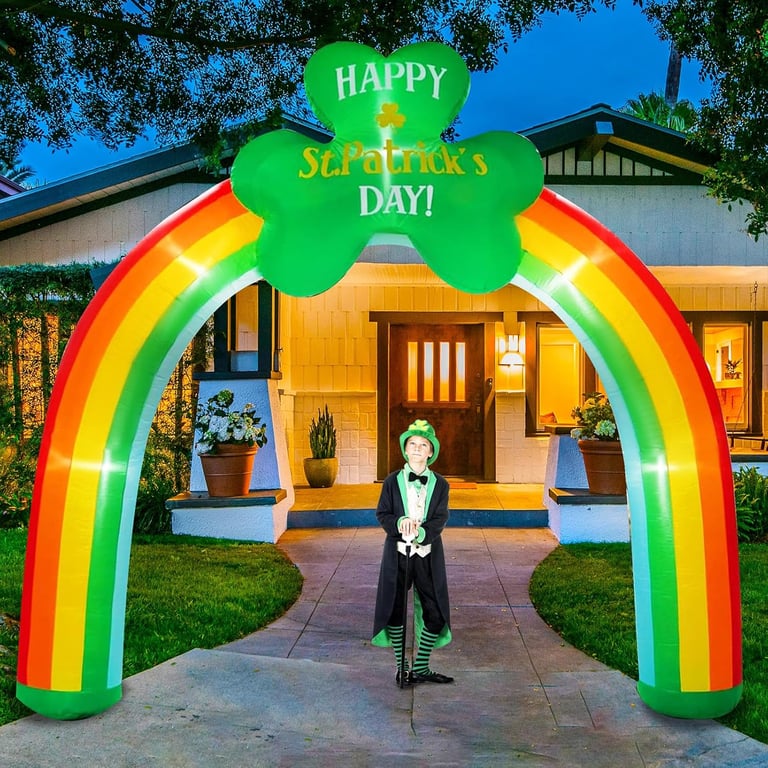 Inflatable St Patrick's arch