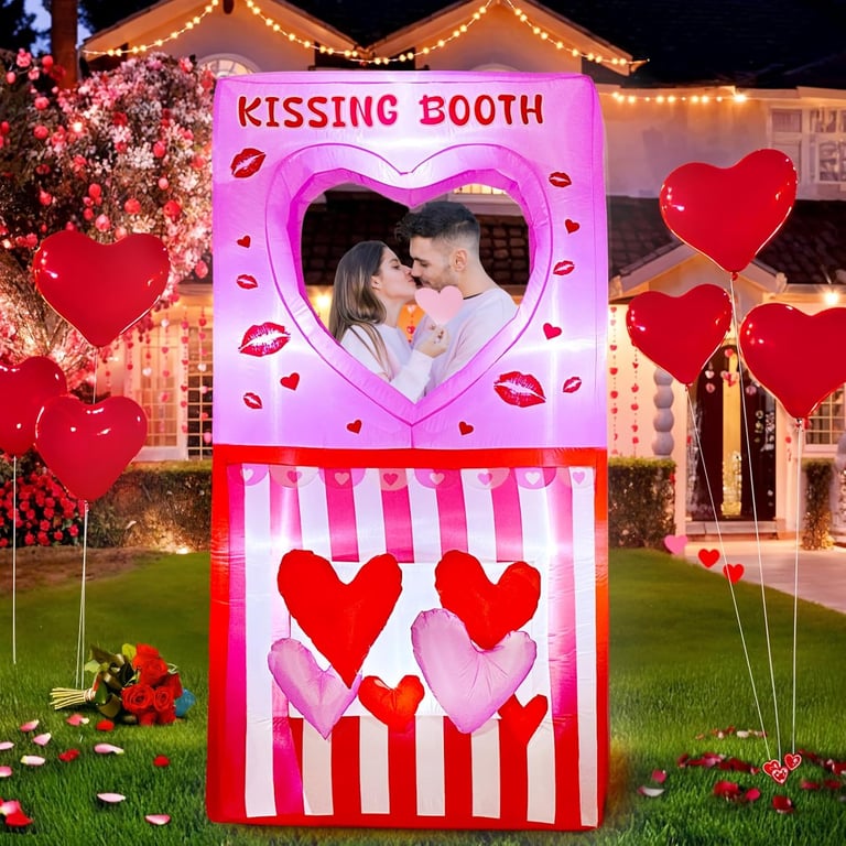 inflatable kissing booth