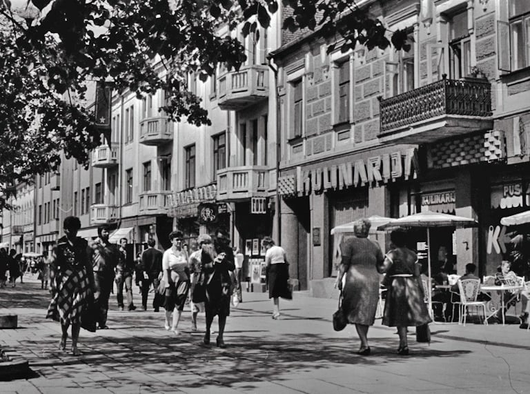 Kavinė Laumė, Kaunas, Laisvės alėja, 1986 metai