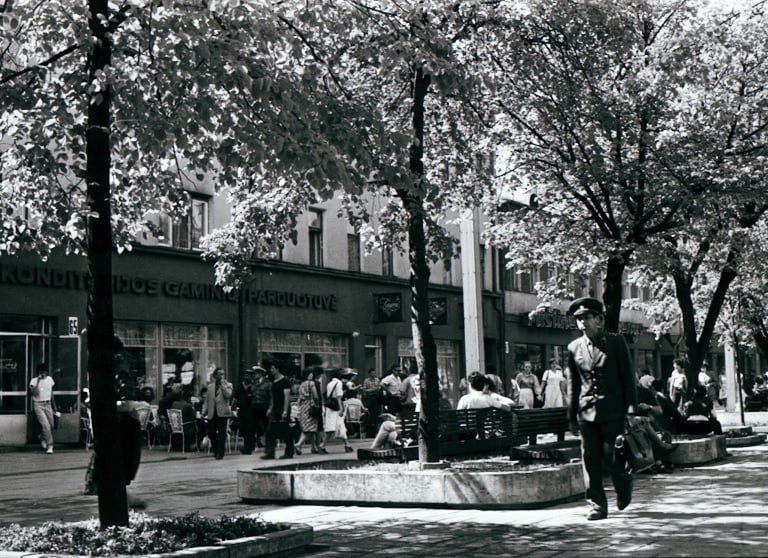 Kavinė Laumė, Kaunas, Laisvės alėja 1986 metai