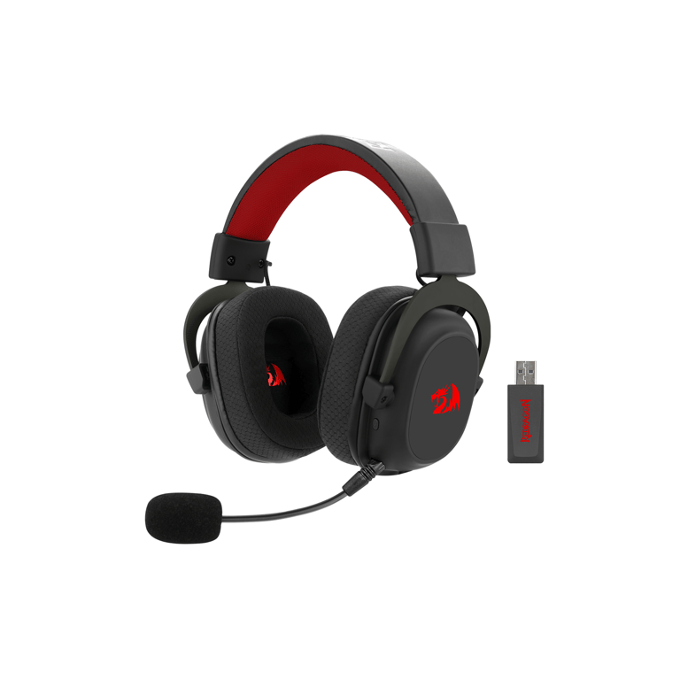 Headset gamer sem fio Redragon Zeus Pro