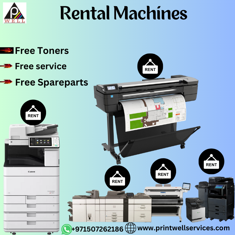 Rental copiers machine in dubai