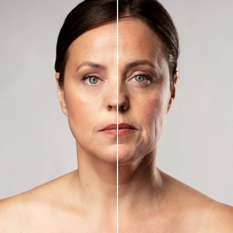 before after portrait mature woman retouched 2