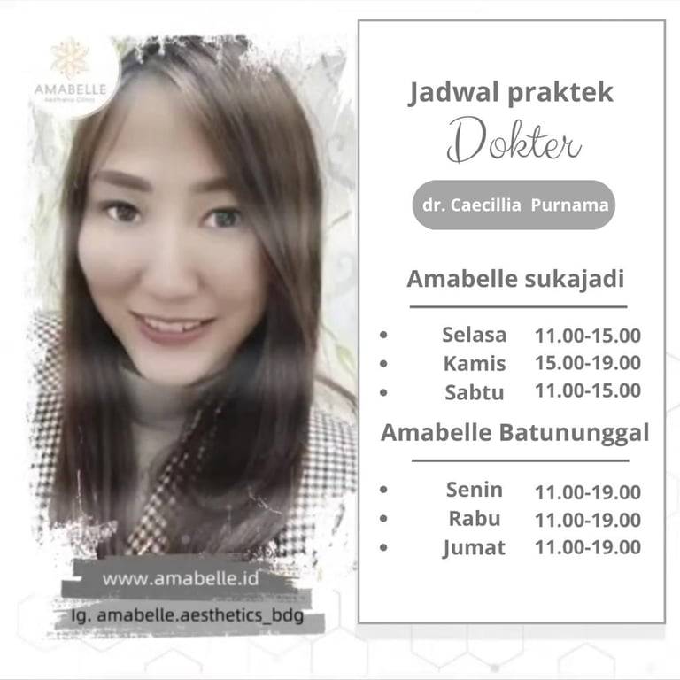 amabelle skincare dr caecillia schedule