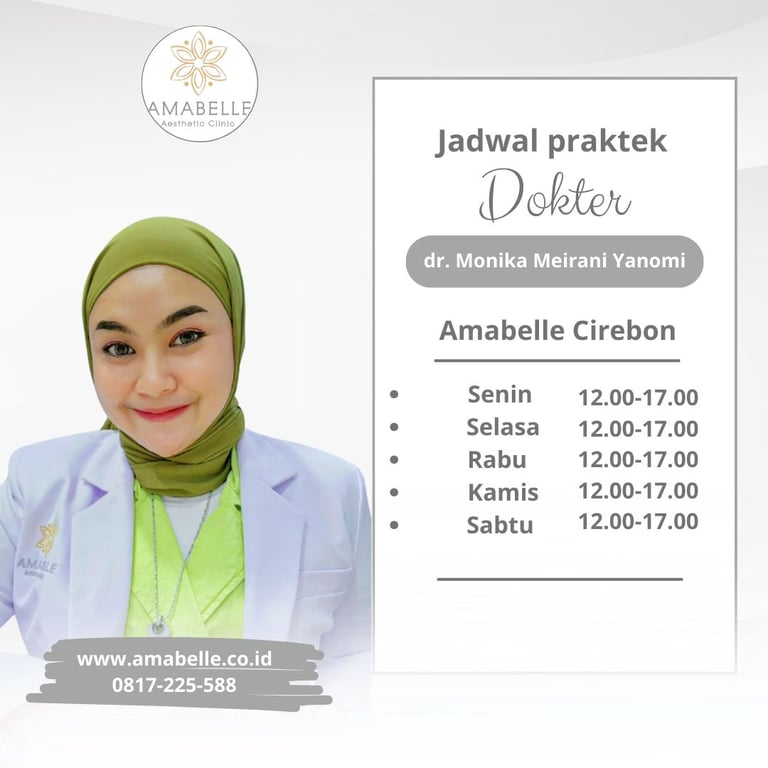 amabelle skincare dr monika schedule