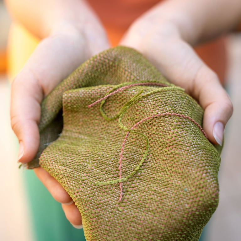 Perdirbtos sudėties audinys Fuga