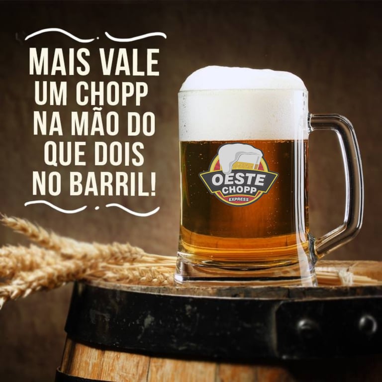 a beer glass with a beer in it