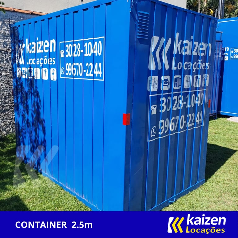 Container 2.5m | Kaizen Locações