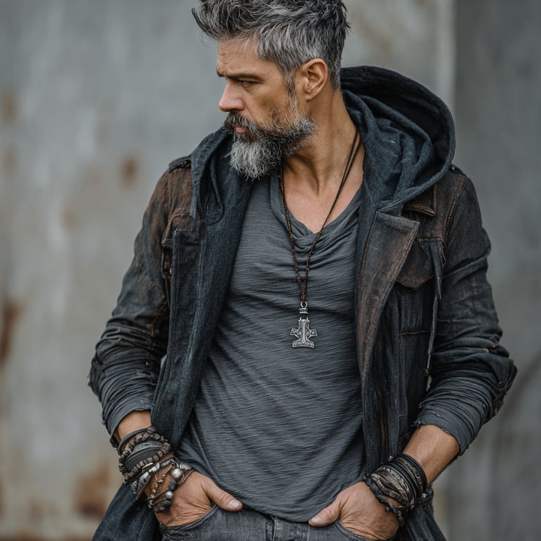 Viking Style Shirt. Scandinavia Inspired Fashion.