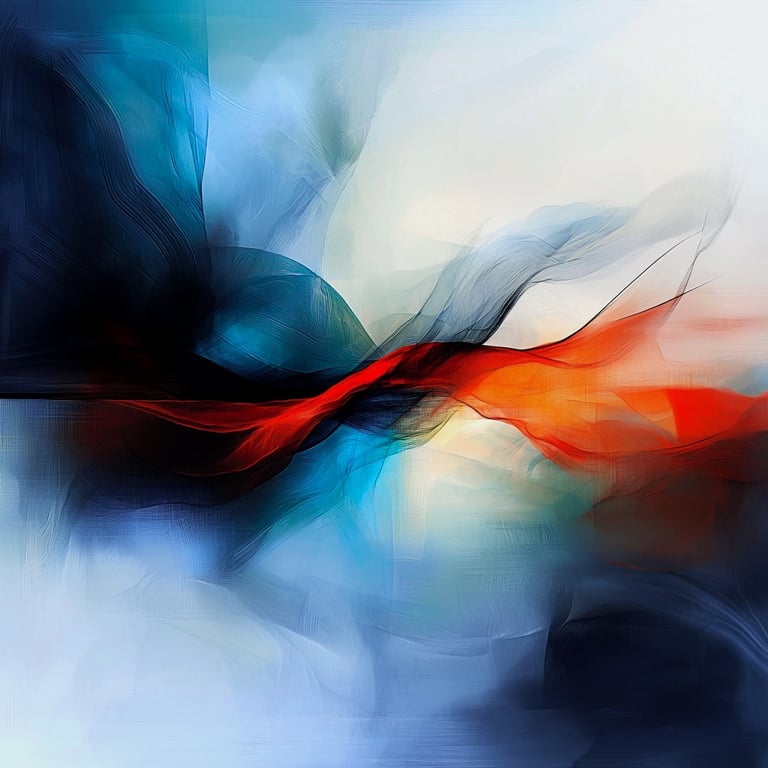 Fluidity of motion of realms in red and blue