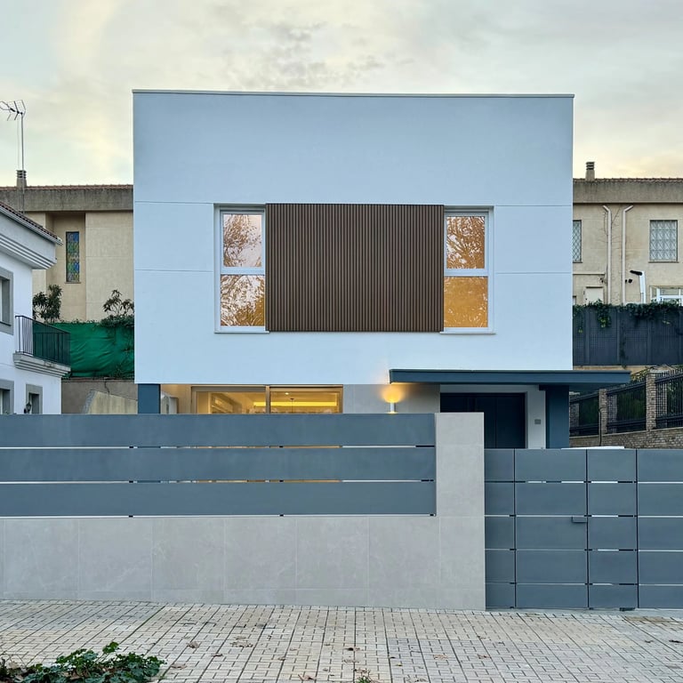 Fachada Vivienda de Propeis