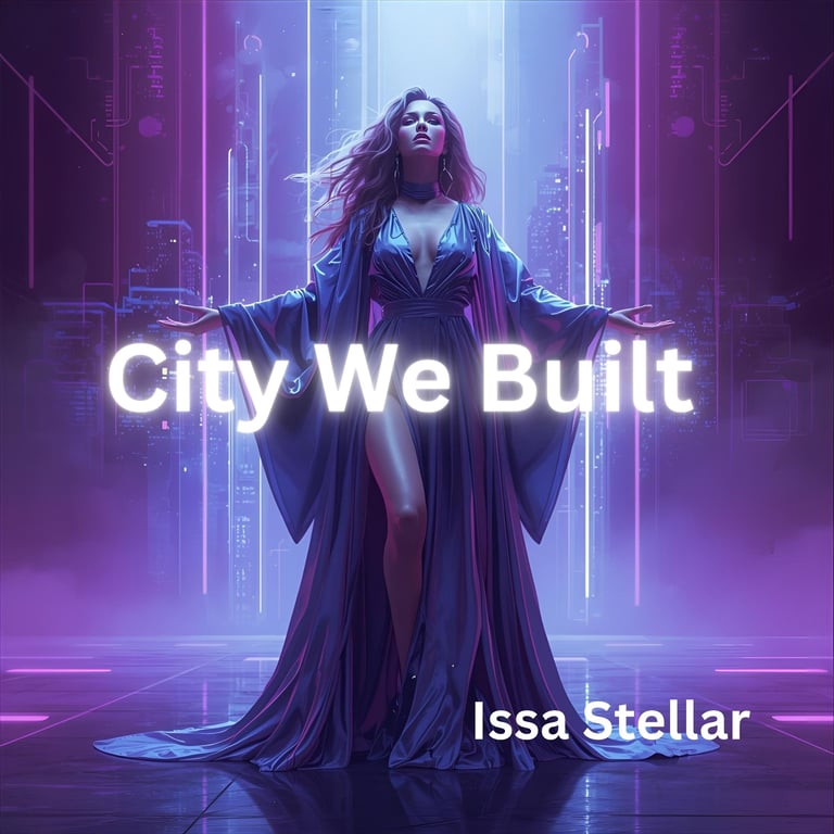 album cover by Issa Stellar City We Built-Stellar Radio