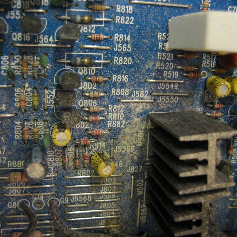 Water Damage Circuit Board Before